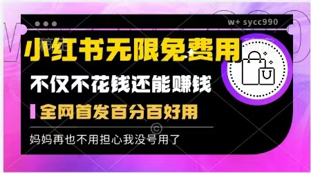 如何循环拥有无限多的小红叔账号，不仅不花钱，还能挣钱!-云壹网创
