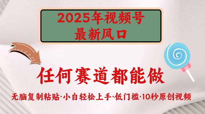 2025年视频号新风口，低门槛只需要无脑执行-云壹网创