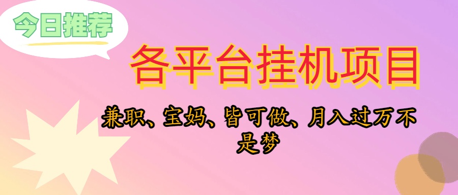 （10642期）靠挂机，在家躺平轻松月入过万，适合宝爸宝妈学生党，也欢迎工作室对接-云壹网创