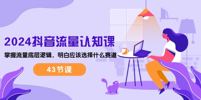 （10713期）2024抖音流量·认知课：掌握流量底层逻辑，明白应该选择什么赛道 (43节课)-云壹网创