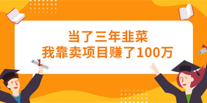 （10725期）当了三年韭菜我靠卖项目赚了100万-云壹网创