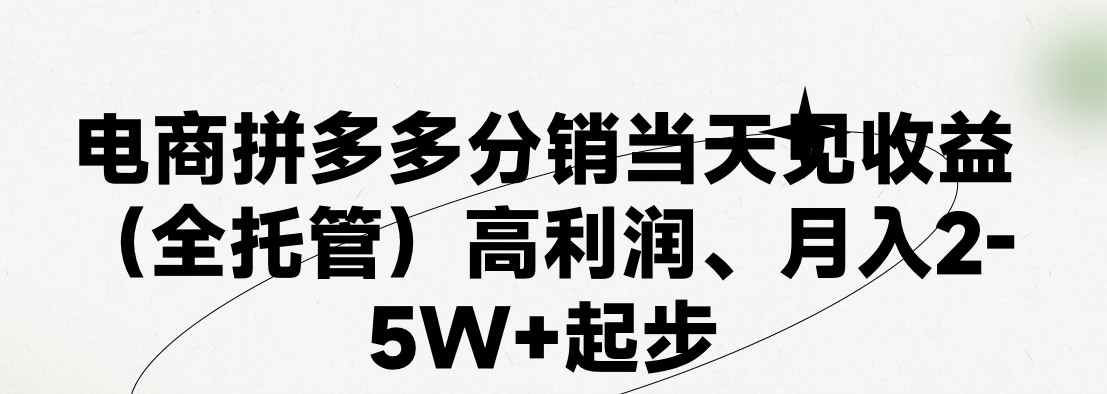 （11091期）最新拼多多模式日入4K+两天销量过百单，无学费、 老运营代操作、小白福…-云壹网创