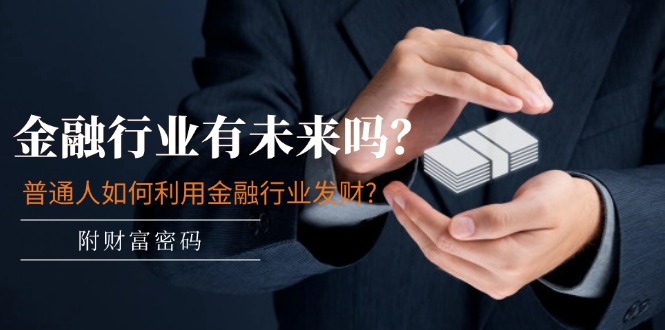 （11499期）某付费文章：金融行业有未来吗？普通人如何利用金融行业发财?(附财富密码)-云壹网创