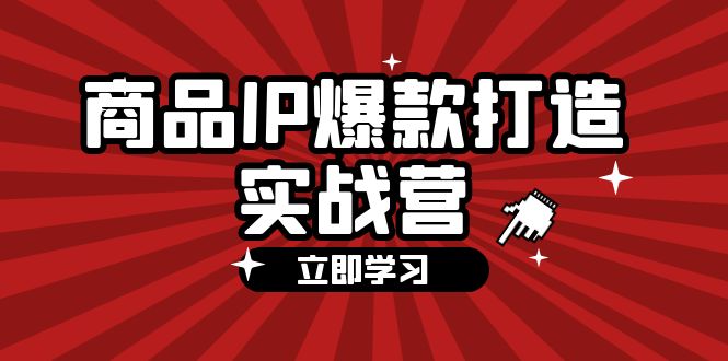 （12136期）商品-IP爆款打造实战营【第四期】，手把手教你打造商品IP，爆款 不断-云壹网创