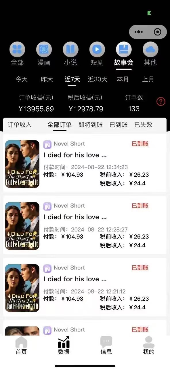 (12333期)最新海外小说推文撸美金,日入1000+ 蓝海市场,矩阵放大收益爆炸插图2 (12333期)最新海外小说推文撸美金,日入1000+ 蓝海市场,矩阵放大收益爆炸插图2