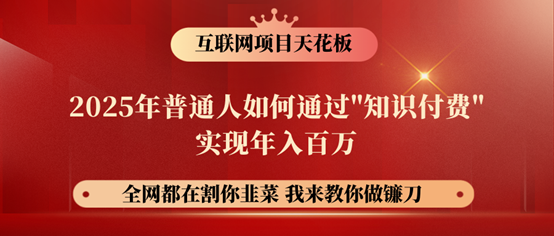 镰刀训练营超级IP合伙人，25年普通人如何通过“知识付费”年入百万！-云壹网创